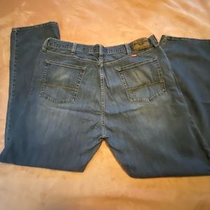 Mens Wrangler Straight Fit Flex Jeans sz40/32
